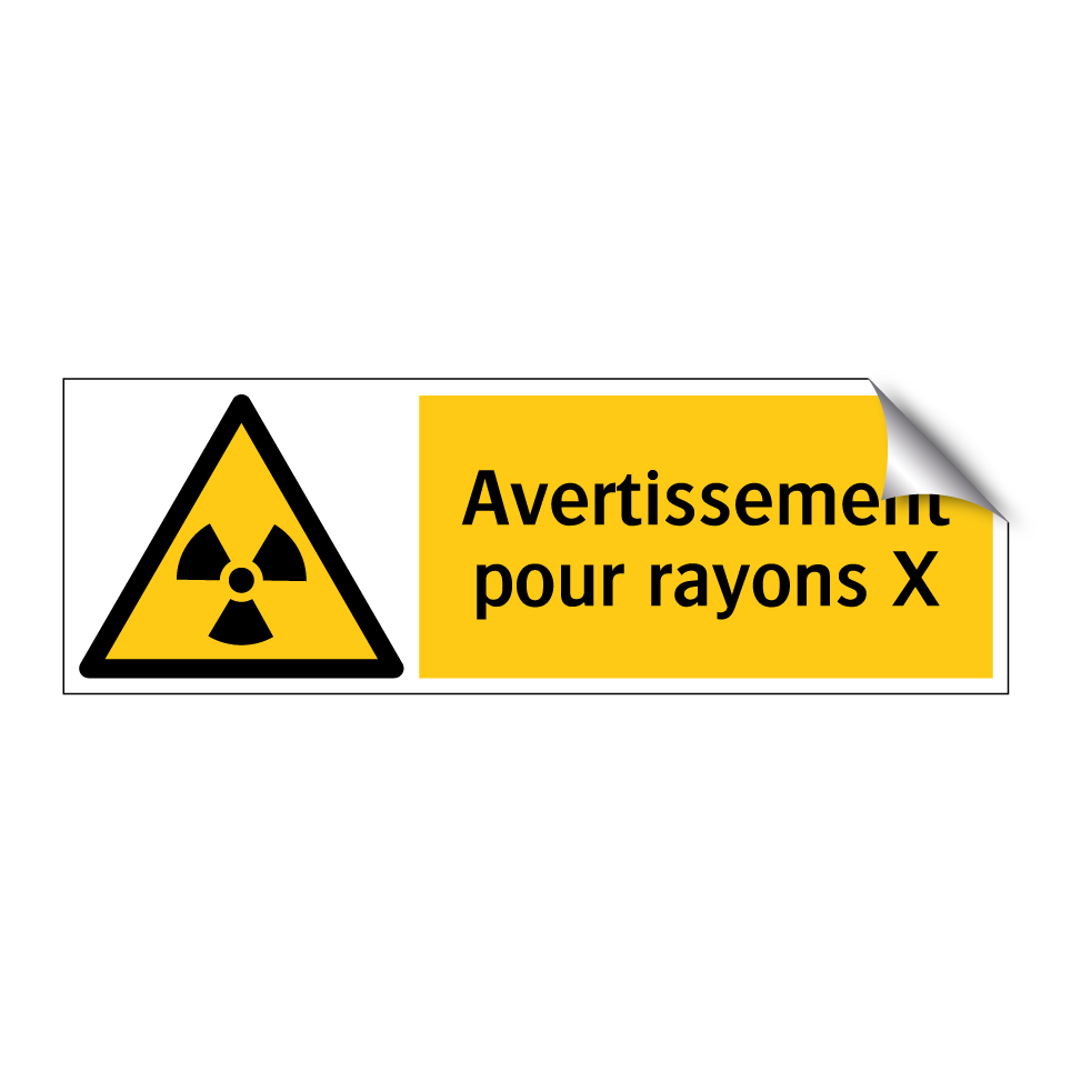 Avertissement pour rayons X
