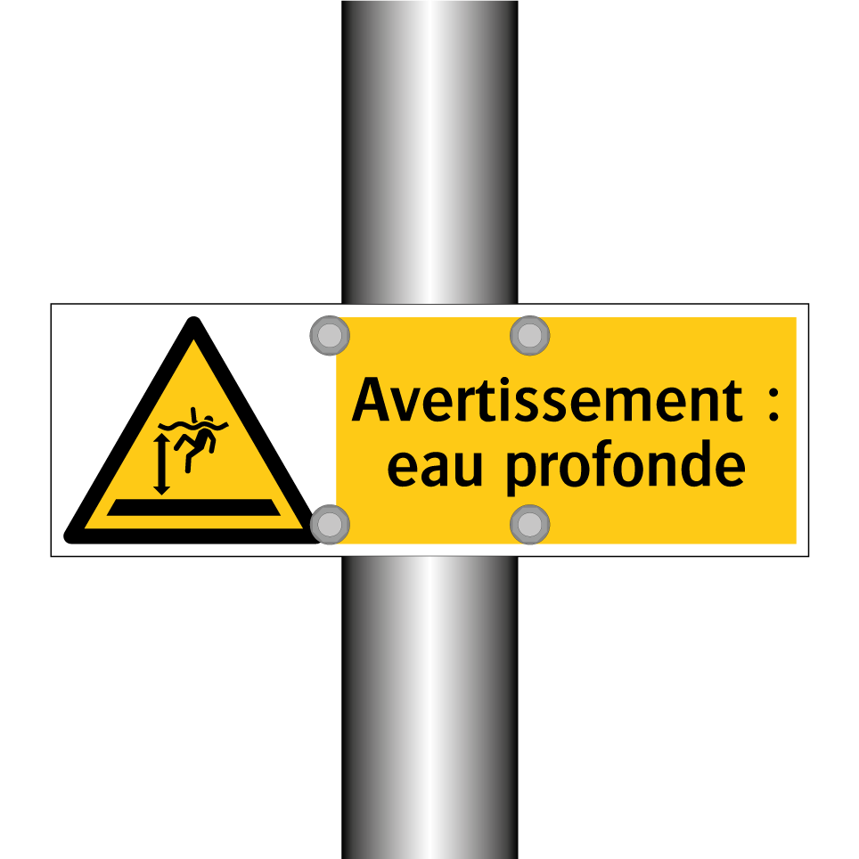 Avertissement : eau profonde