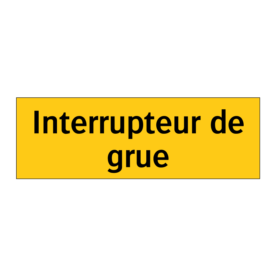 Interrupteur de grue