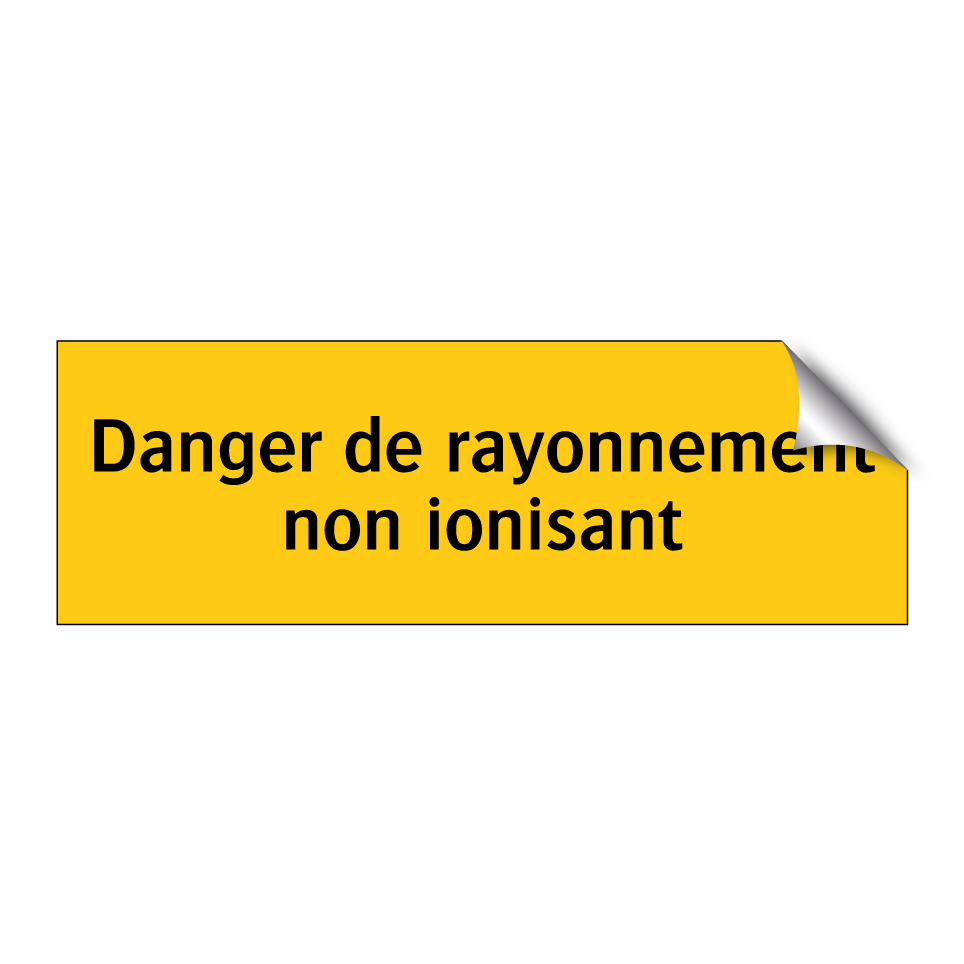 Danger de rayonnement non ionisant