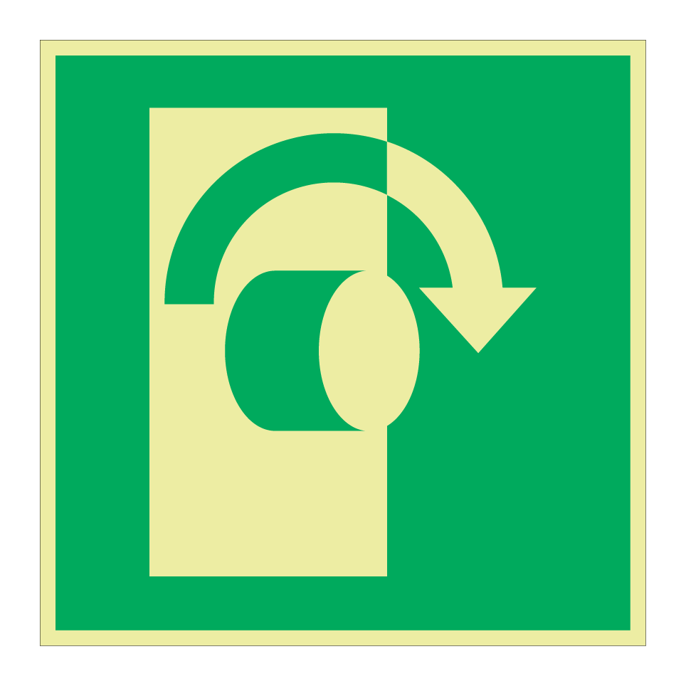 E019 Turn clockwise to open