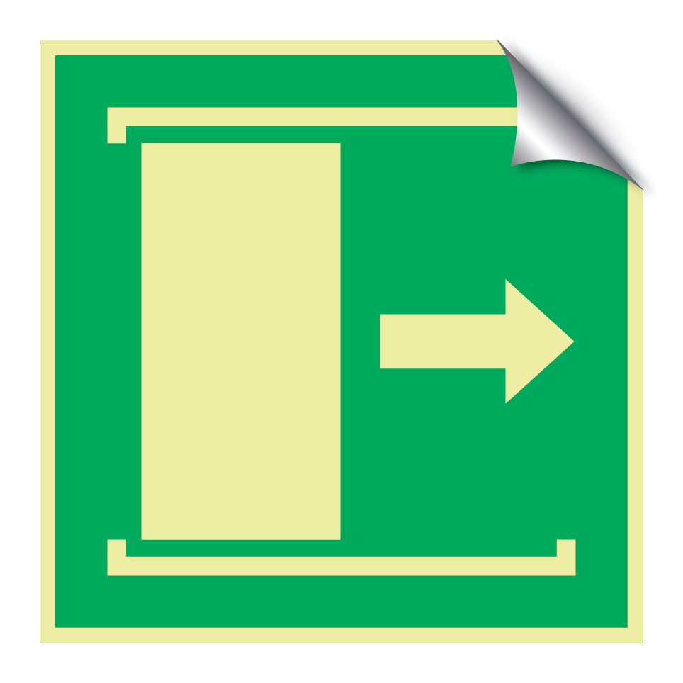 E033 Door slides right to open