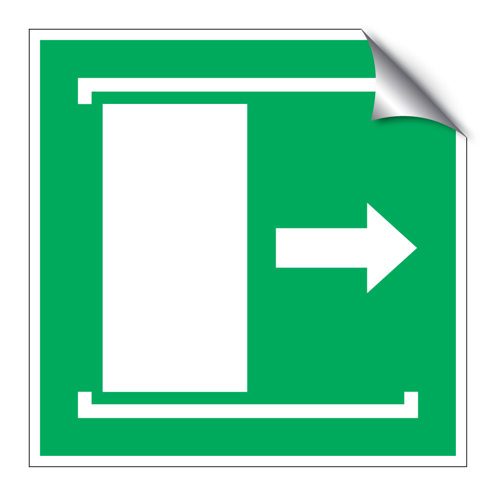 E033 Door slides right to open