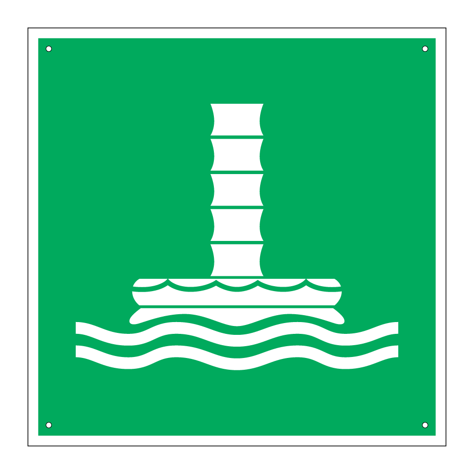 E055 Toboggan d'évacuation marine