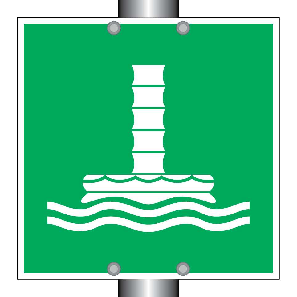 E055 Toboggan d'évacuation marine