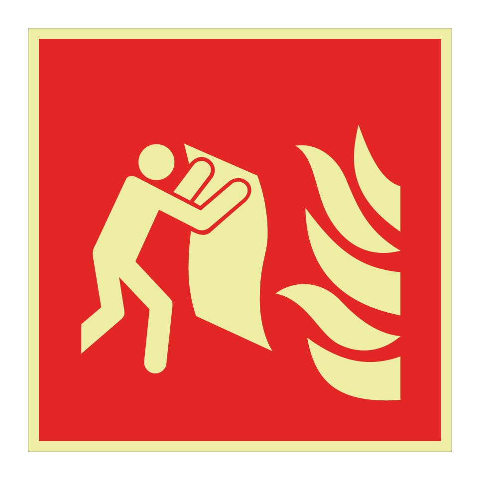 F016 Fire blanket