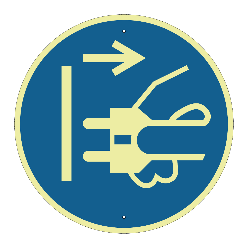 M006 Disconnect mains plug from electrical outlet
