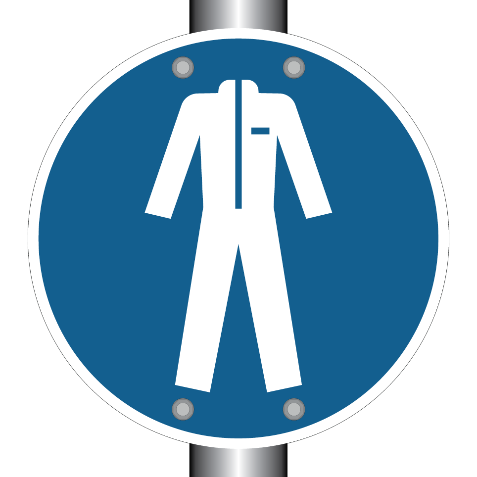 M010 Use ropa de protección