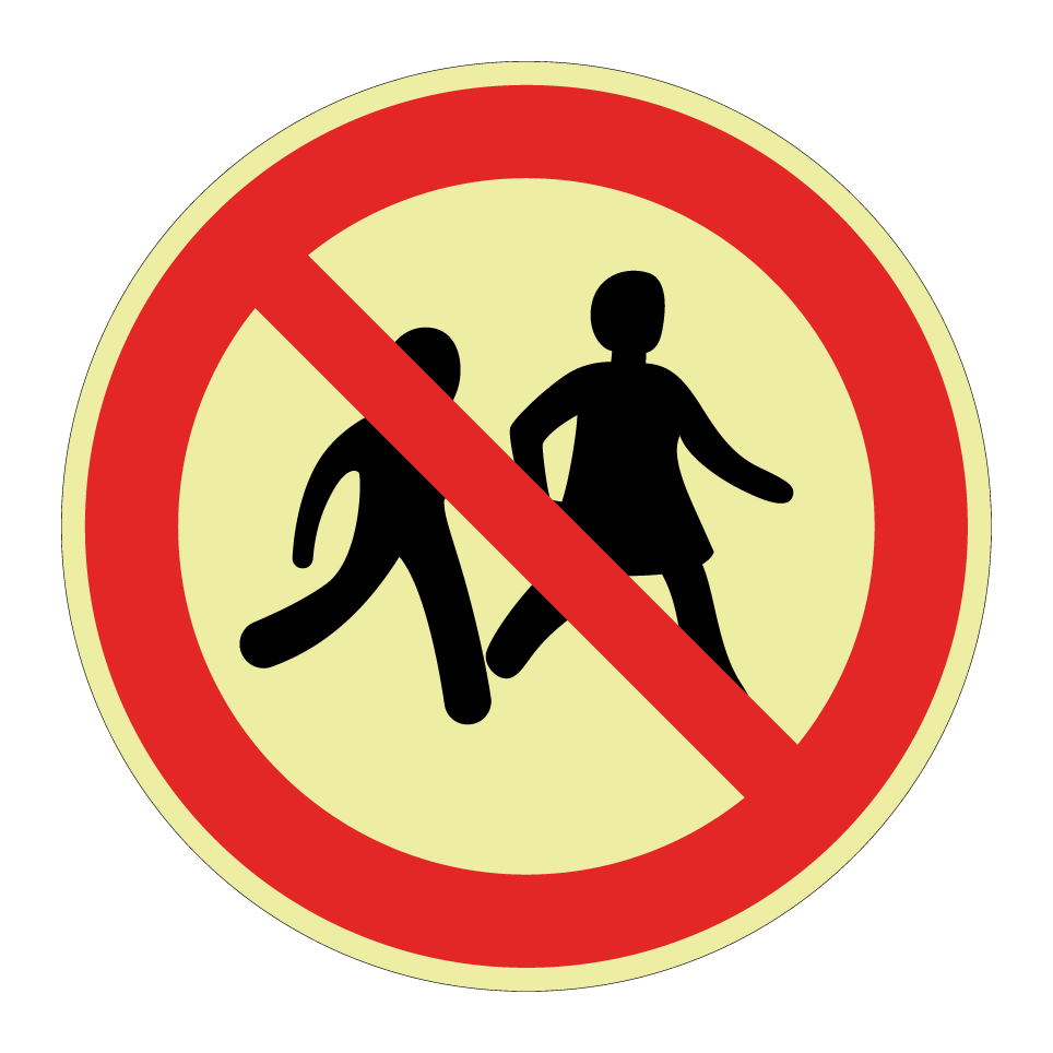 P036 No children allowed