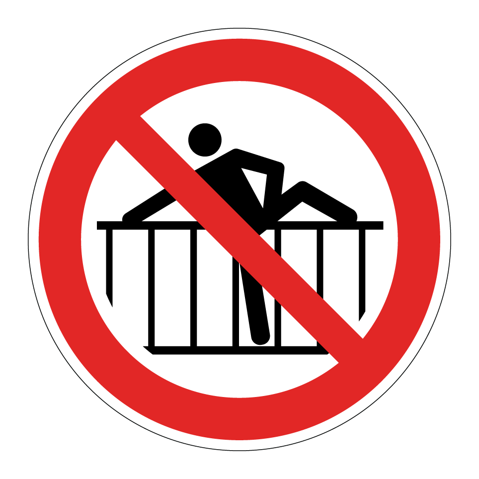 P071 Do not cross barrier
