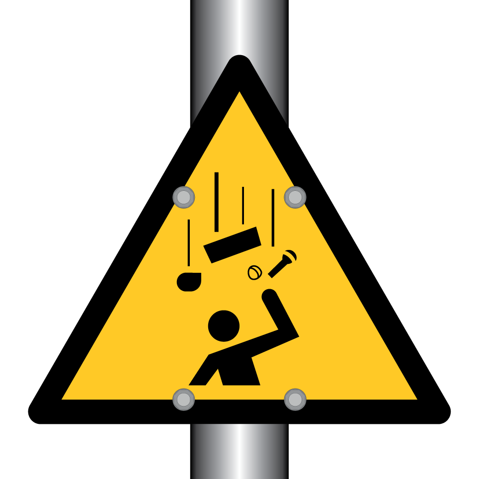W035 Warning Falling objects
