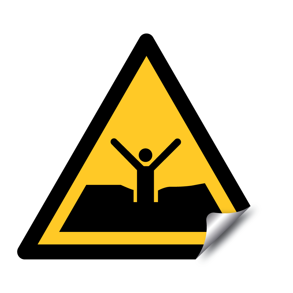 W061 Warning Quicksand or mud/deep mud or silt