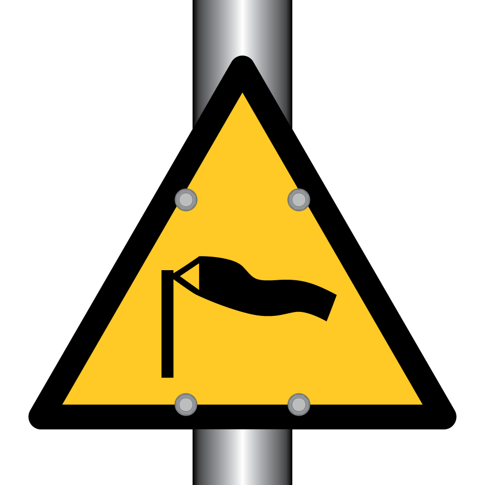W064 Warning Strong winds