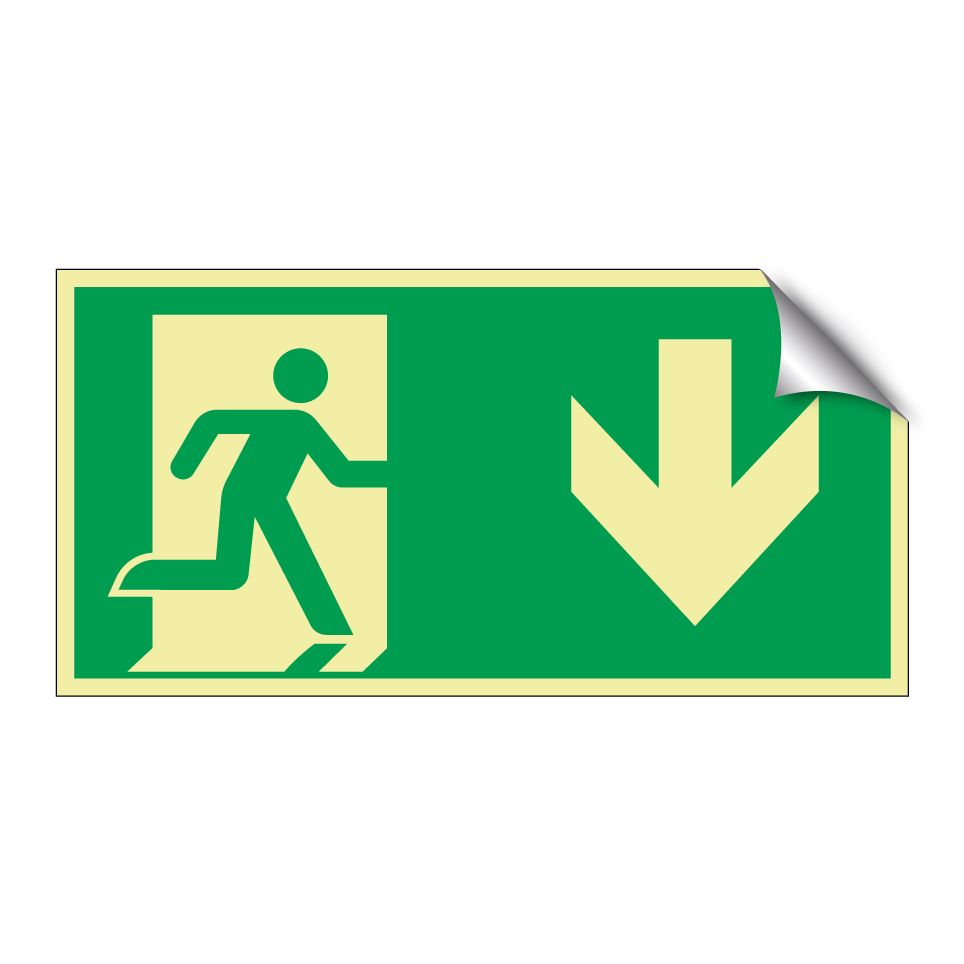 Emergency exit down