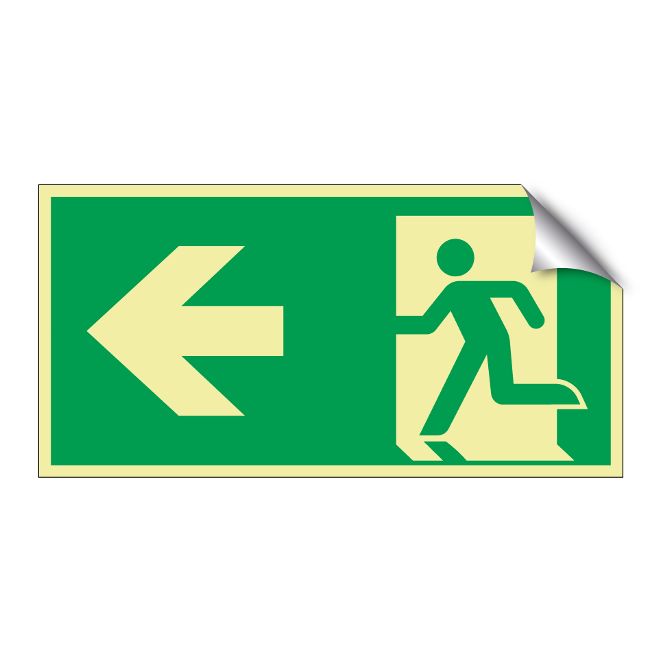 Salida de emergencia a la izquierda