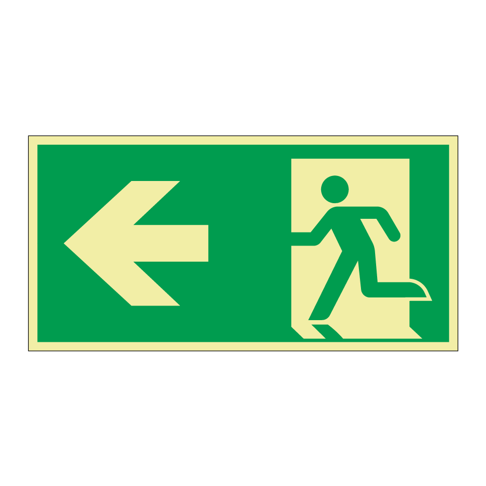 Salida de emergencia a la izquierda