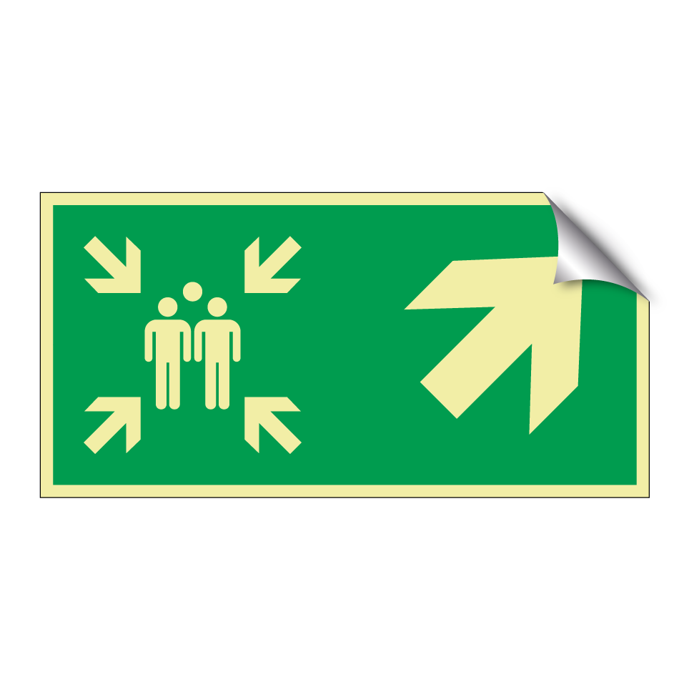 Point de rassemblement en haut à droite