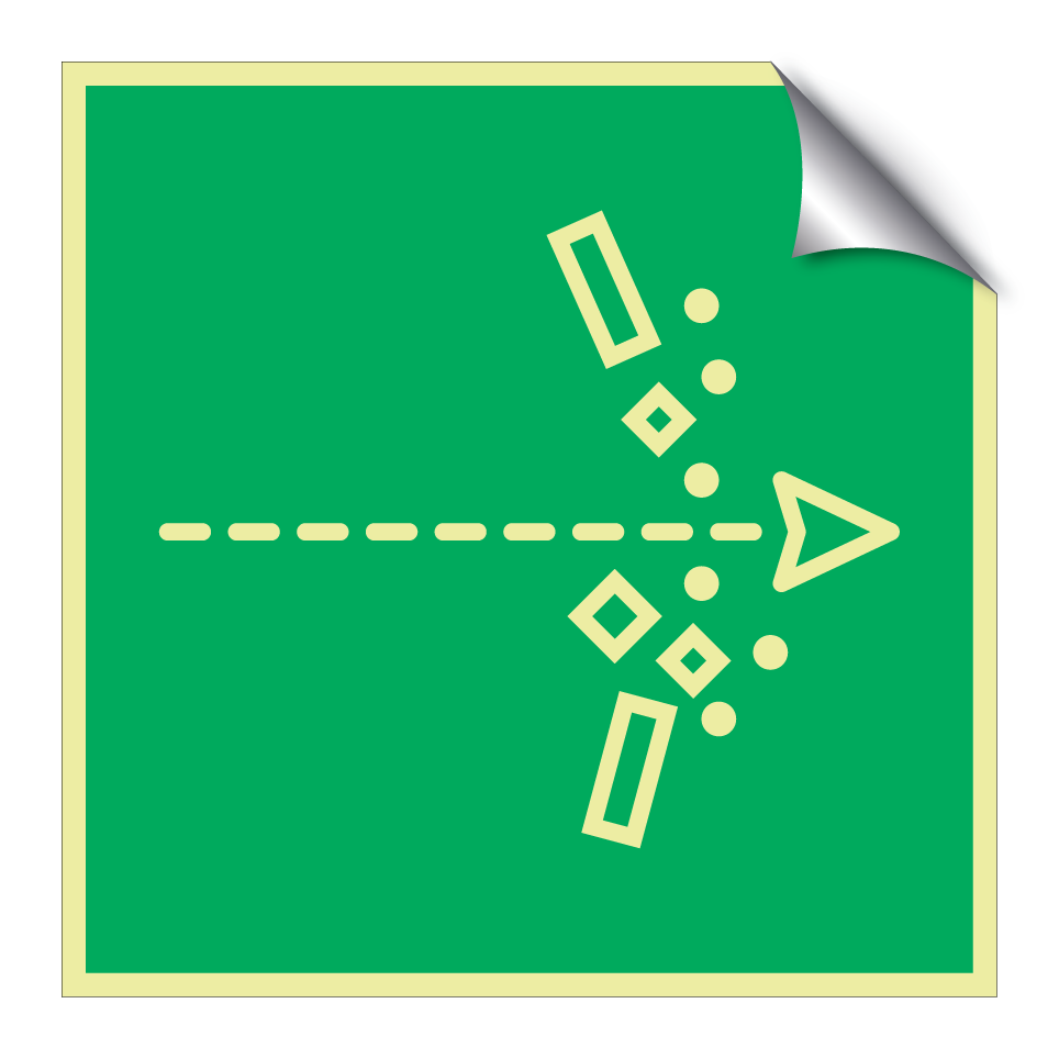 Emergency exit – break through