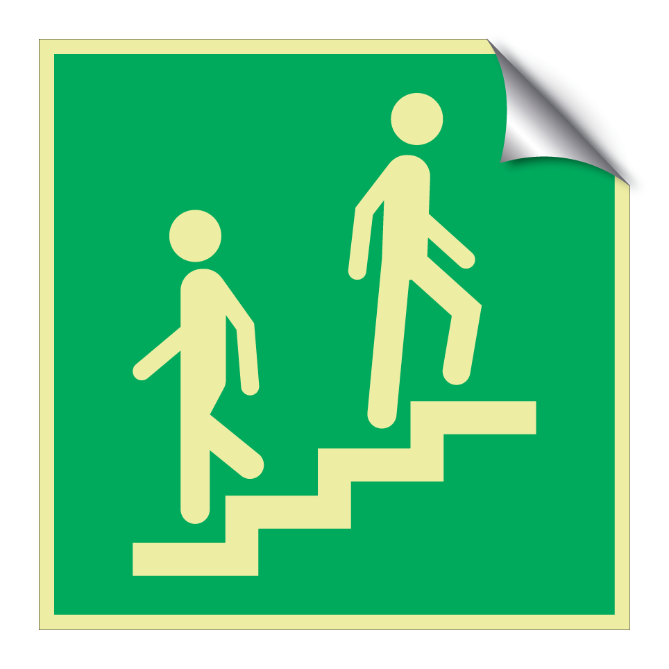 Sortie de secours - escalier
