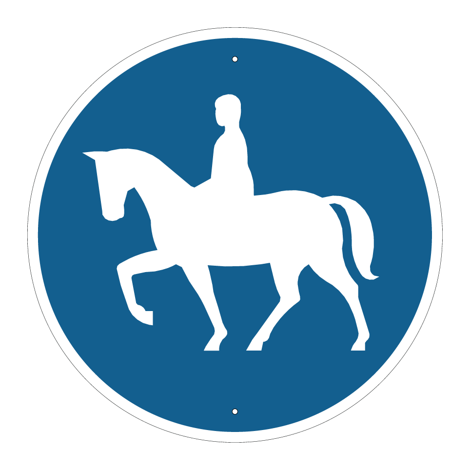 Horse riding permitted