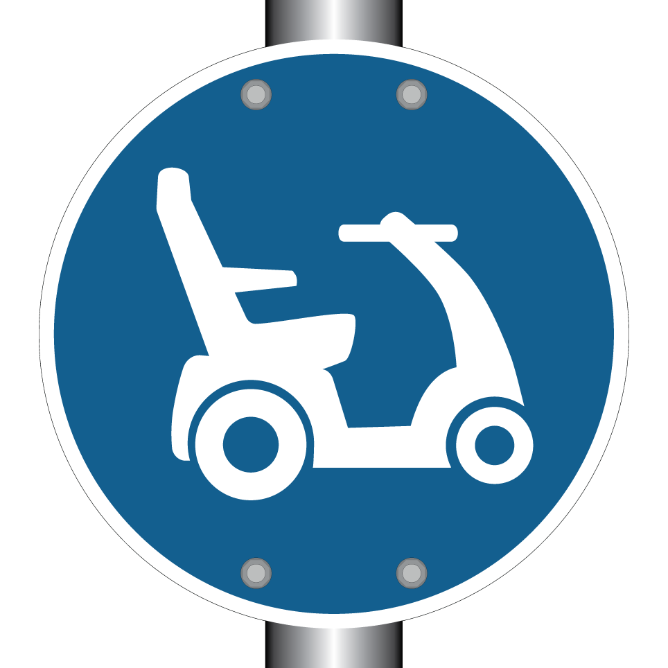 Mobility scooter permitted