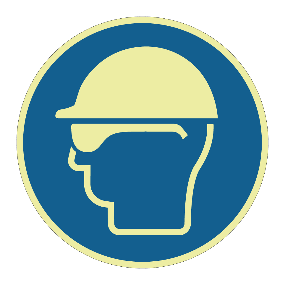 Usar casco con gafas de seguridad