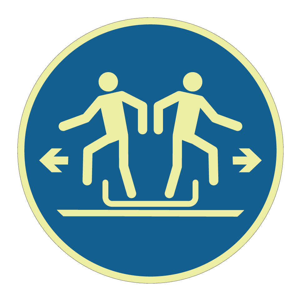 Exit left or right
