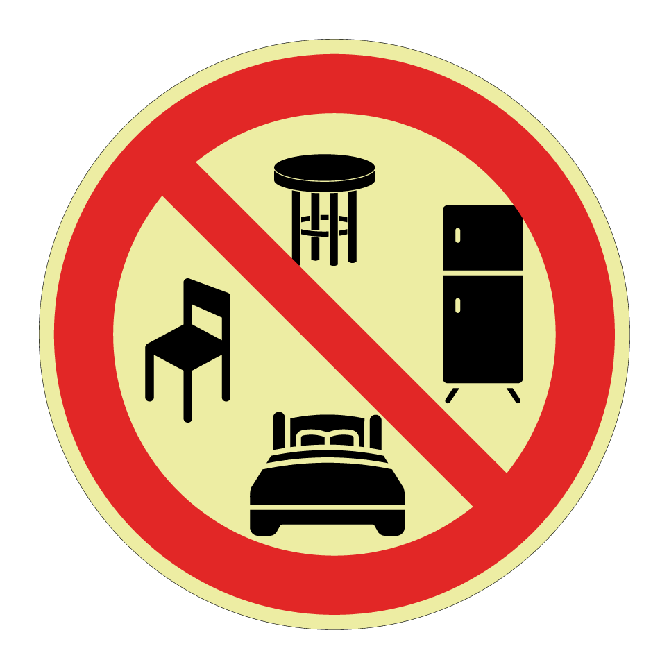 No tirar muebles