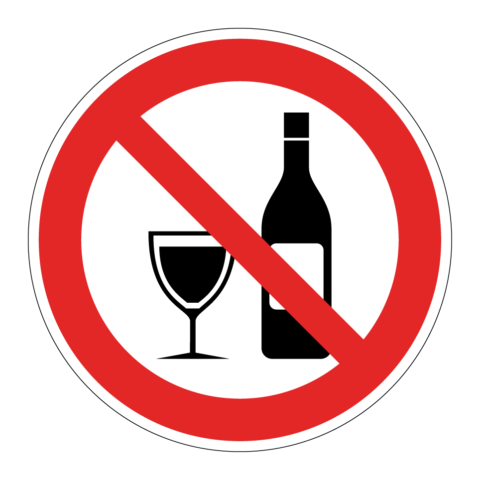 No alcohol