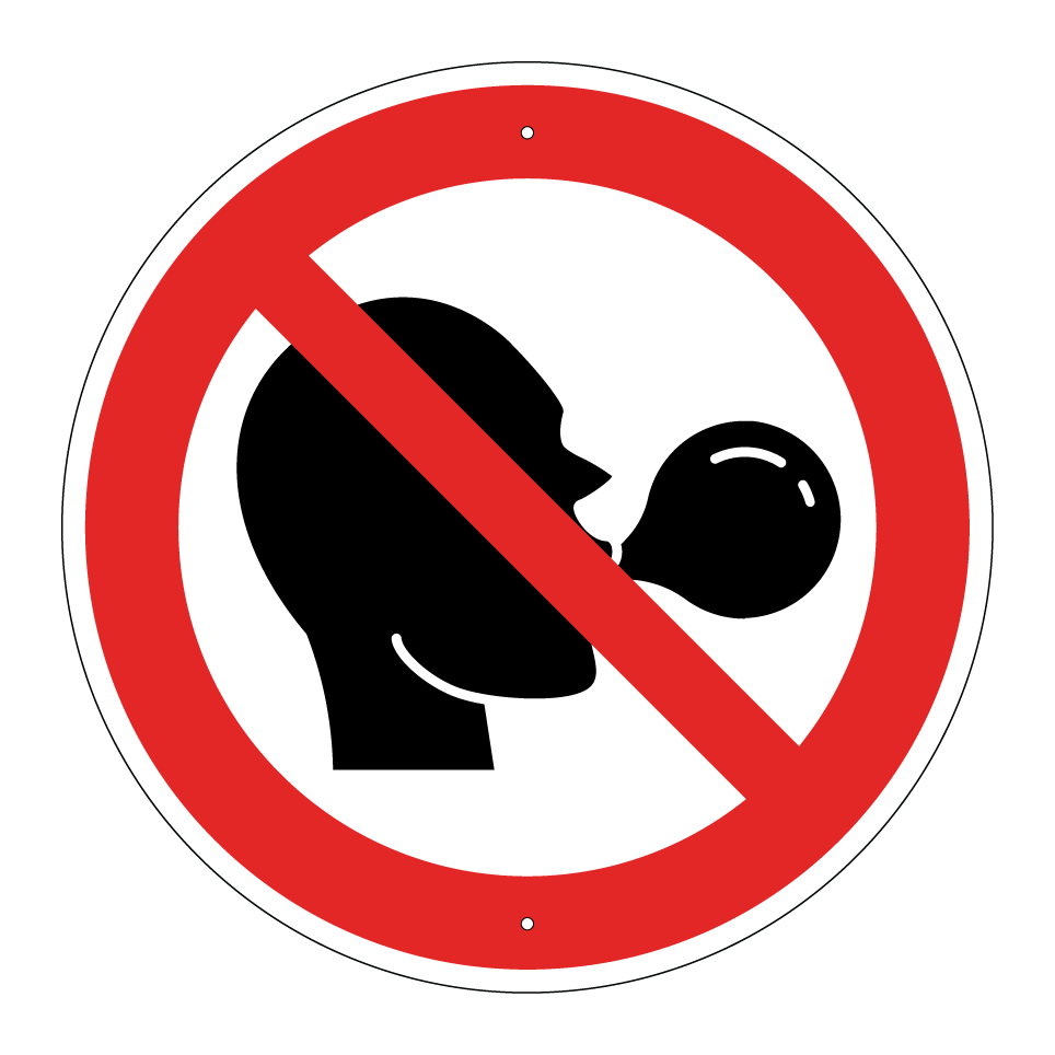 Pas de chewing-gum