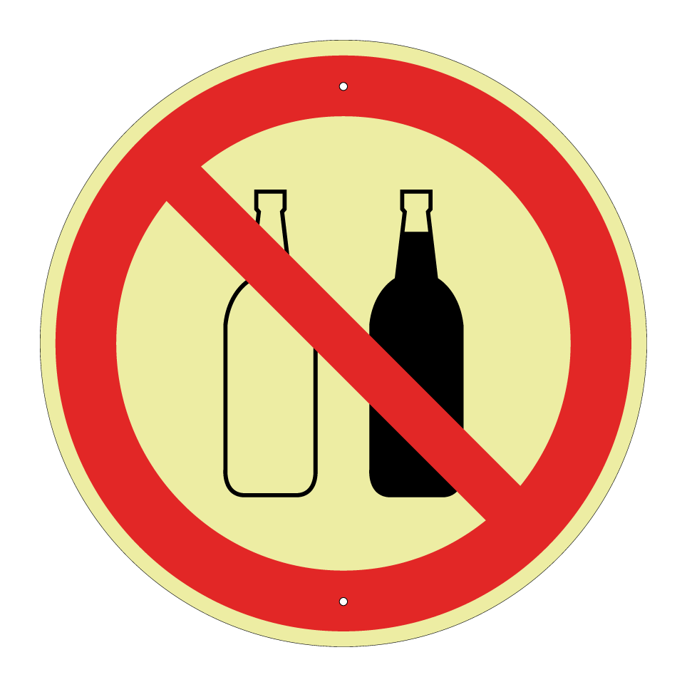No botellas de vidrio