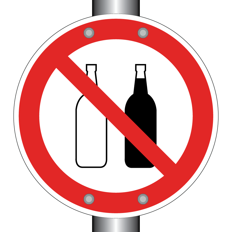 No botellas de vidrio