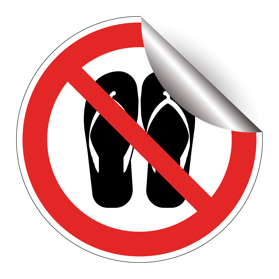No chanclas