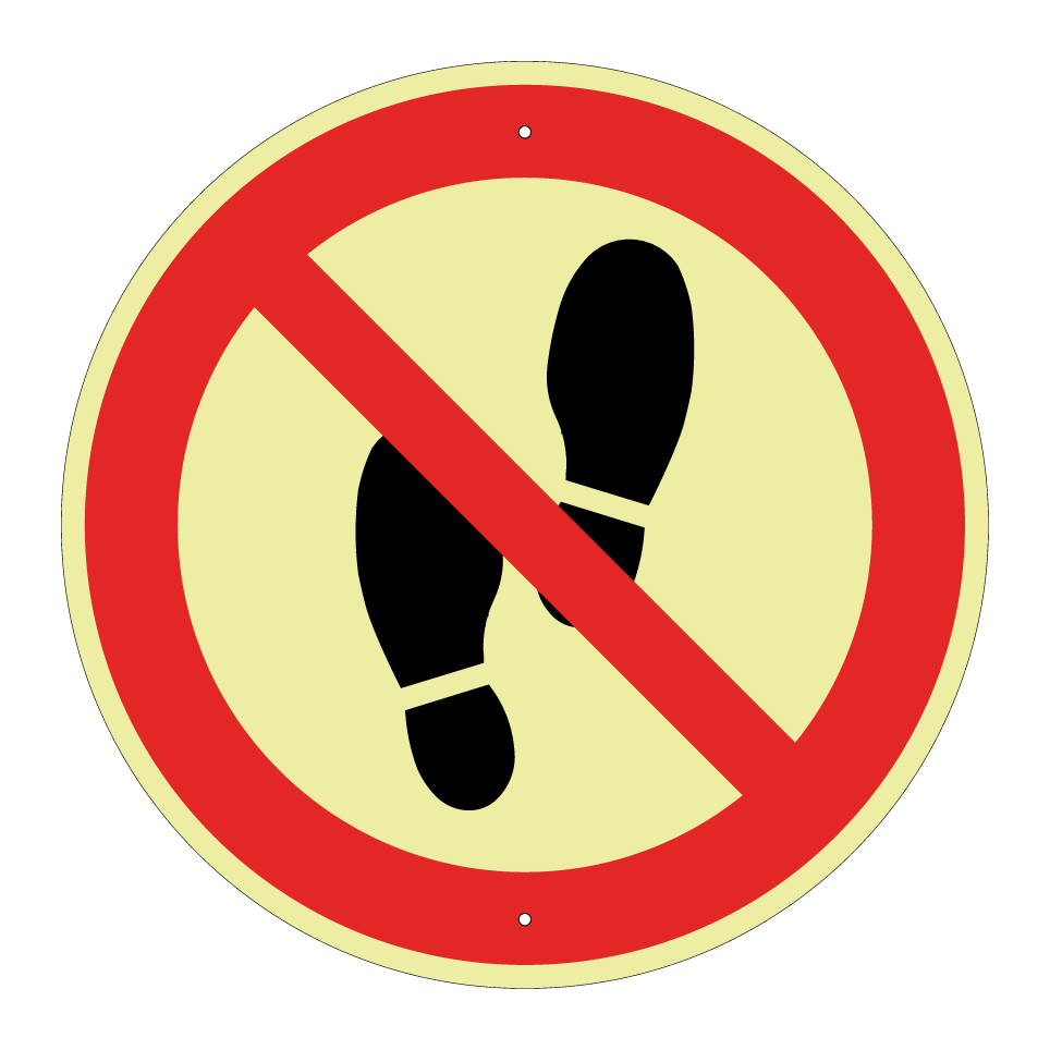 No walking