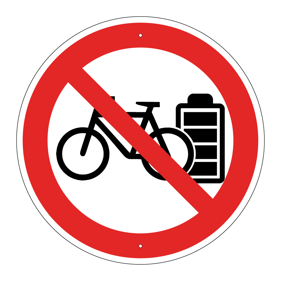 No electric bicycles