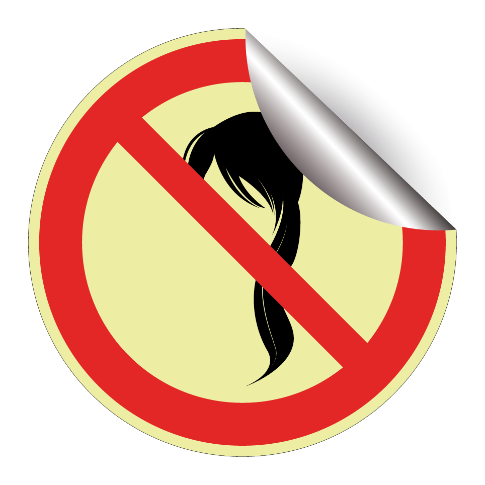 Sin cabello suelto