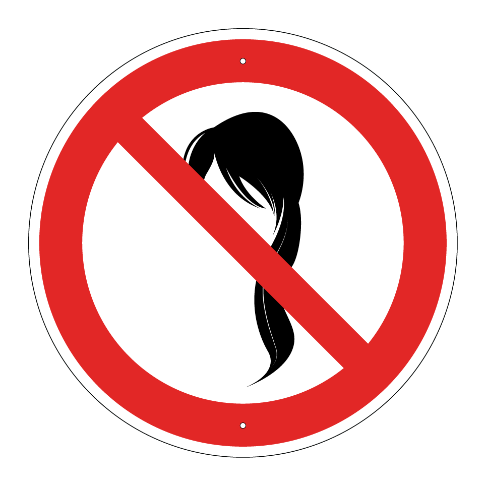 Sin cabello suelto
