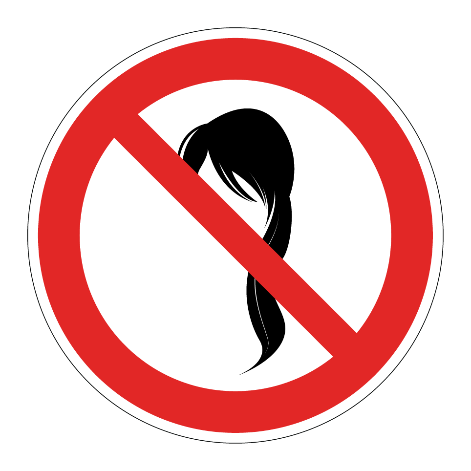 Sin cabello suelto