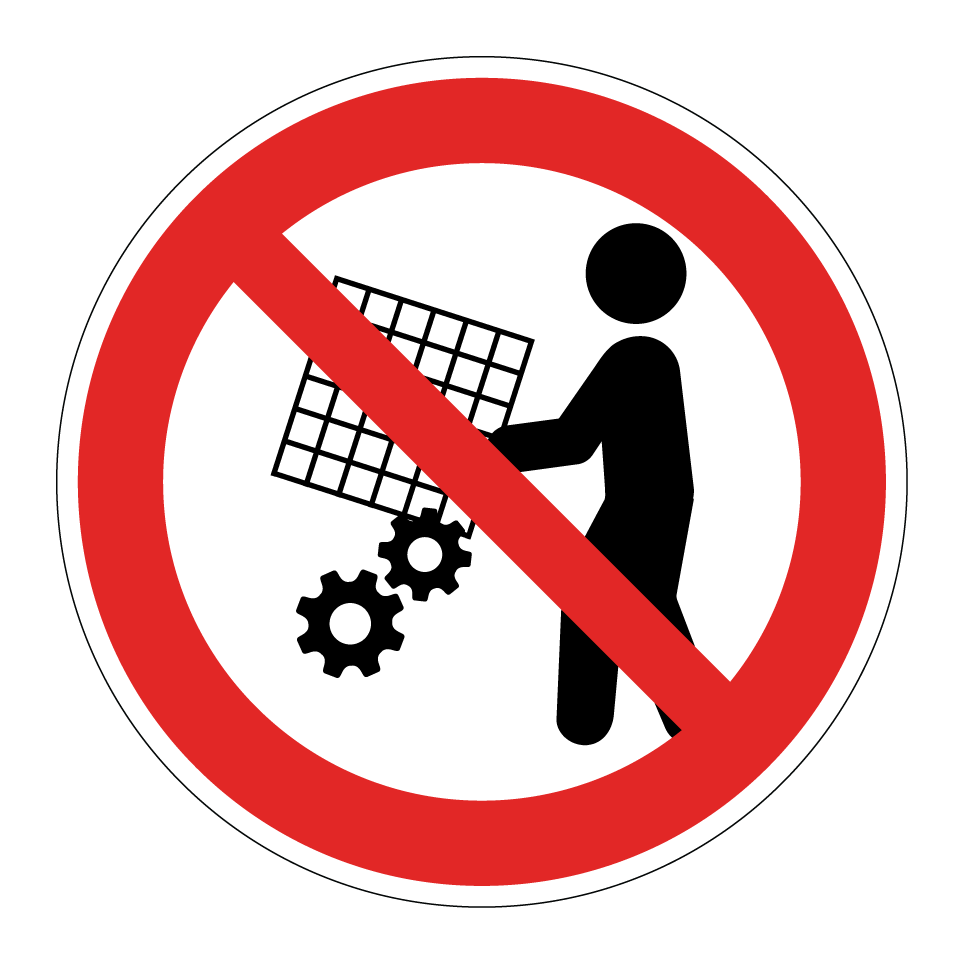 Prohibida la eliminación de protecciones