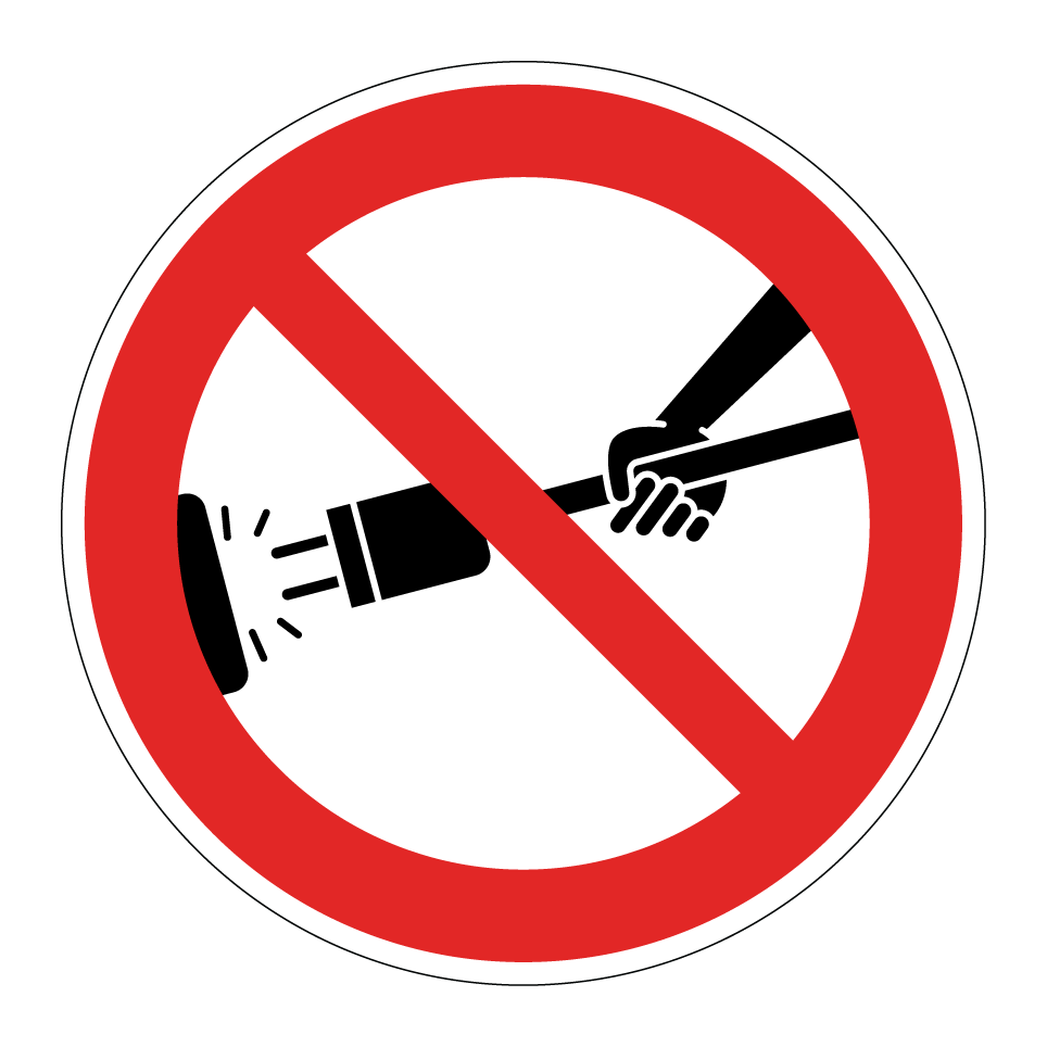 Do not pull cord