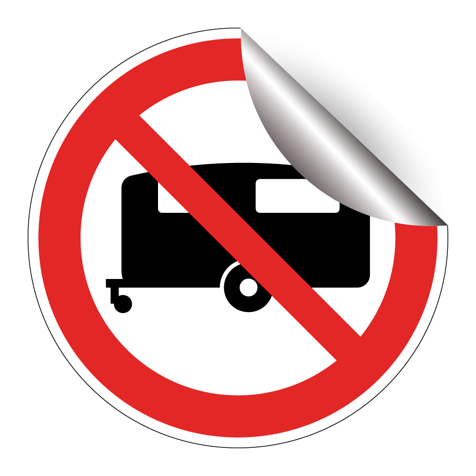 No caravans