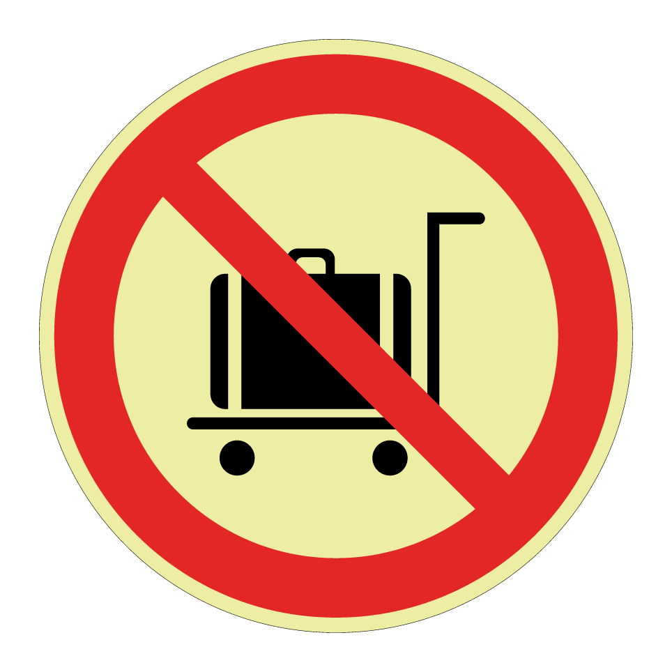 No carritos de equipaje