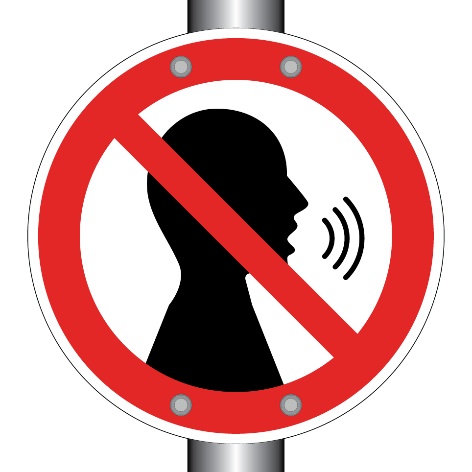 No talking