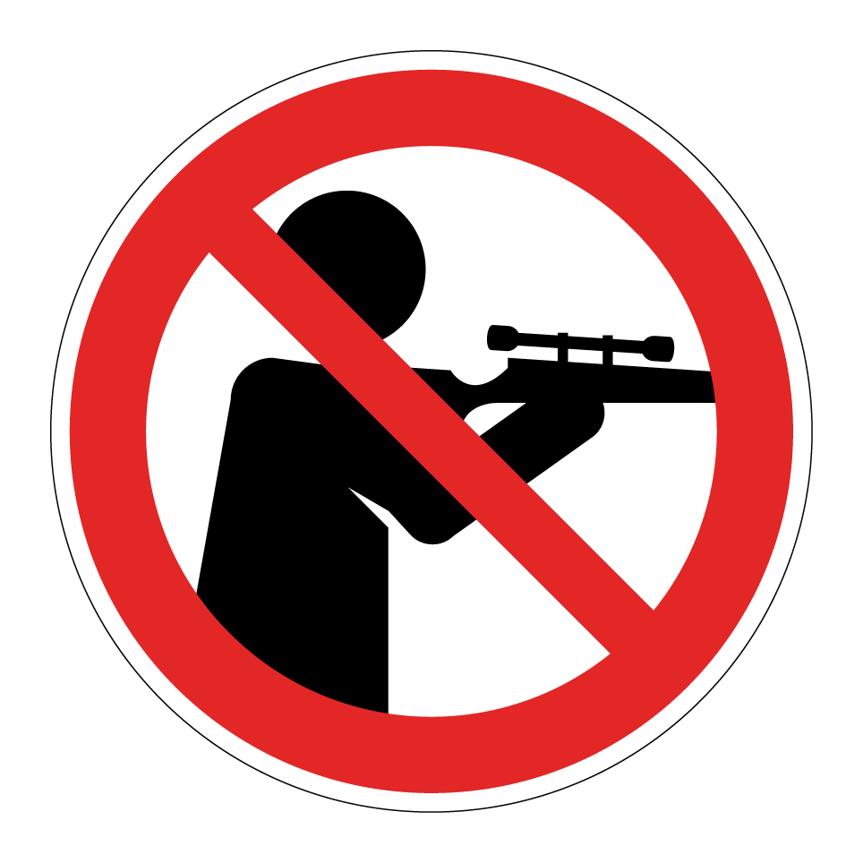 No disparar