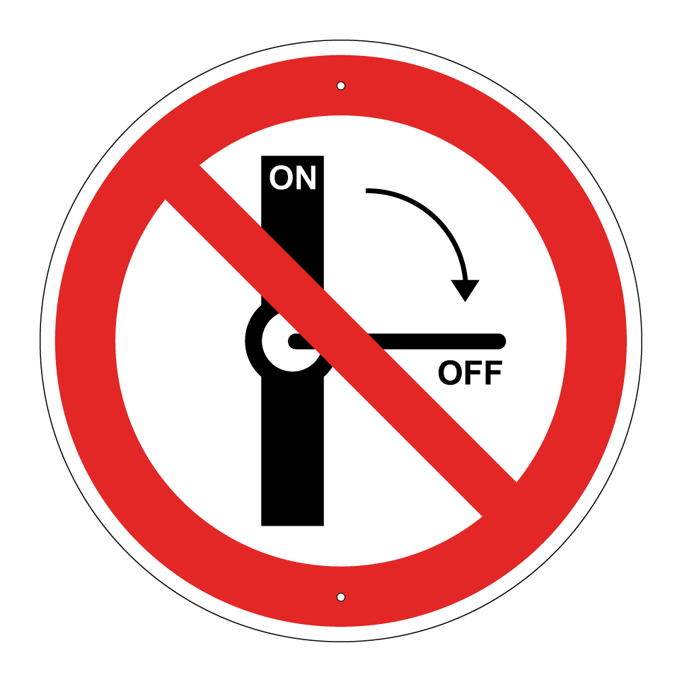 Do not switch off