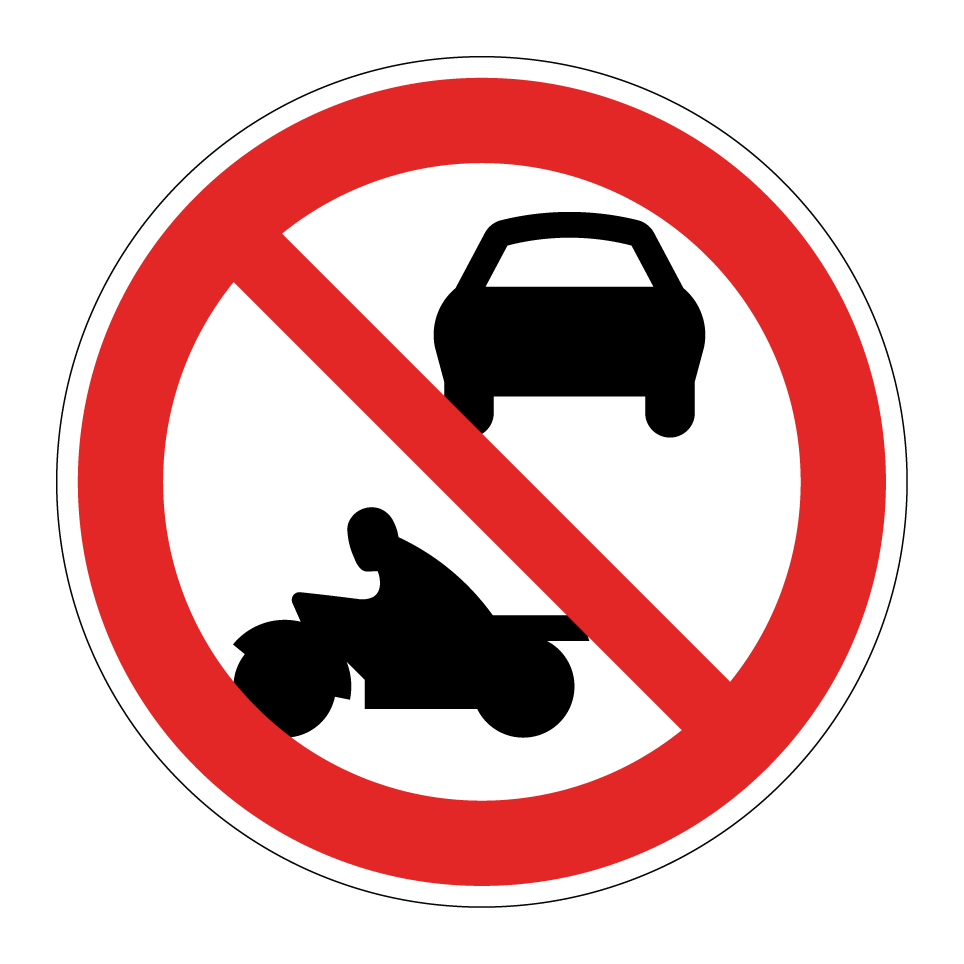 Aucune voiture ni motocyclette