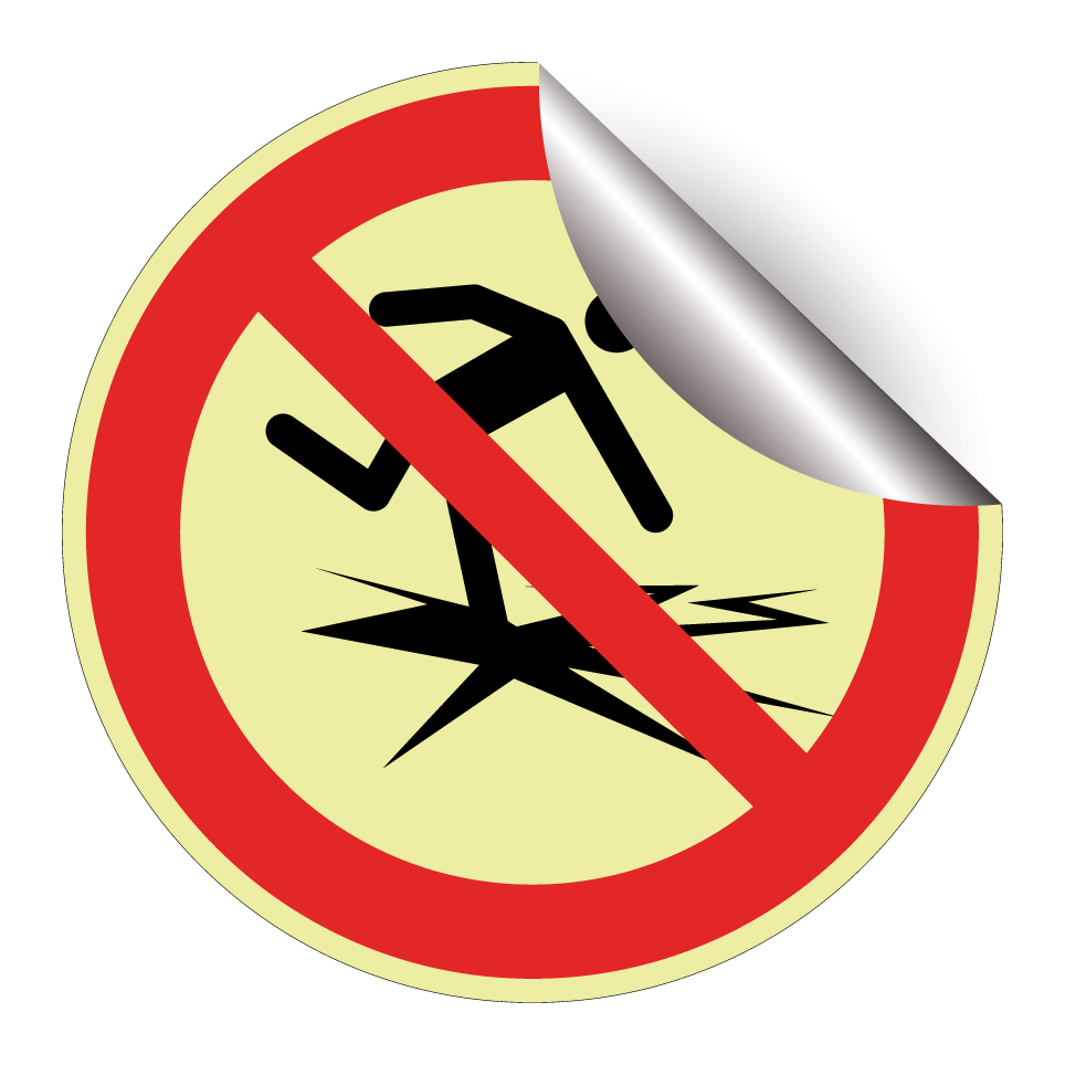 No walking on fragile surface