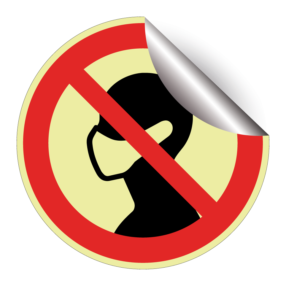 Sin mascarillas