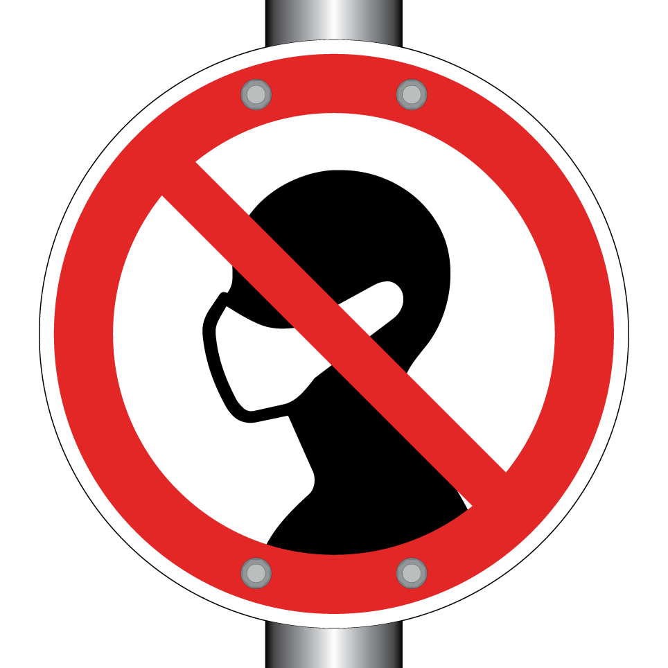 Sin mascarillas