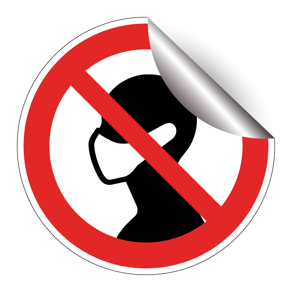 Sin mascarillas